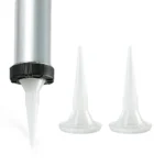 Brand New Caulking Nozzle Glue Mouth Home Improvement Plastic Structural Glue Nozzle White 2pcs Construction Tools