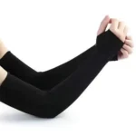 1Pair Summer Ice Silk Arm Sleeves Breathable Cycling Arm Protection Outdoor Sun UV Protect Sports Sunscreen Arm Cuff Sleeve