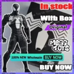 In Stock Mess Toys Spider-Man Symbiote -Scarlet Spider Figure Black Suit Anime Model Hot Gift