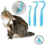 Flea Removal Tool Pet Lice Remover Cat Lice Remover Clip Pet Mite Comb Tick Hook Tool Supplies Remover